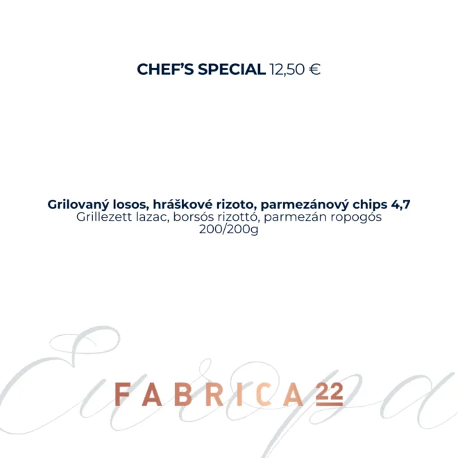 CHEF S SPECIAL